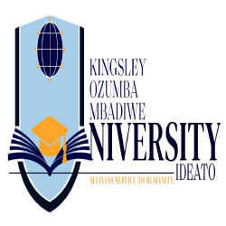Kingsley Ozumba Mbadiwe University Logo